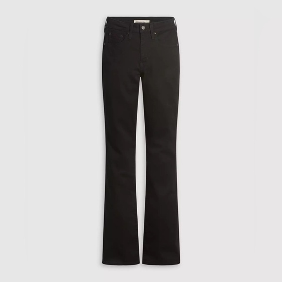 Levi's Black Flare Jeans - Picture 6 of 10